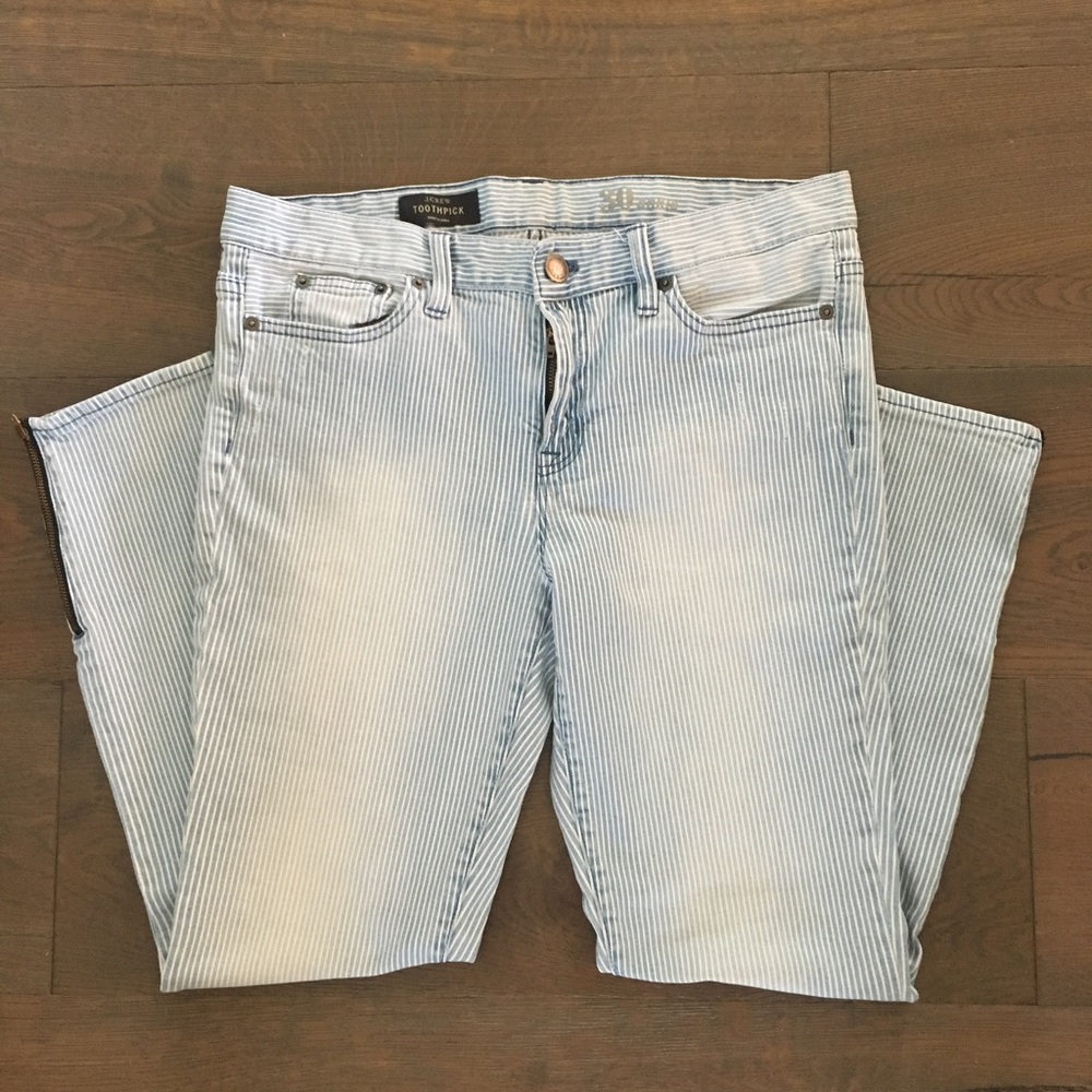 J.  Crew Toothpick Jeans size 30