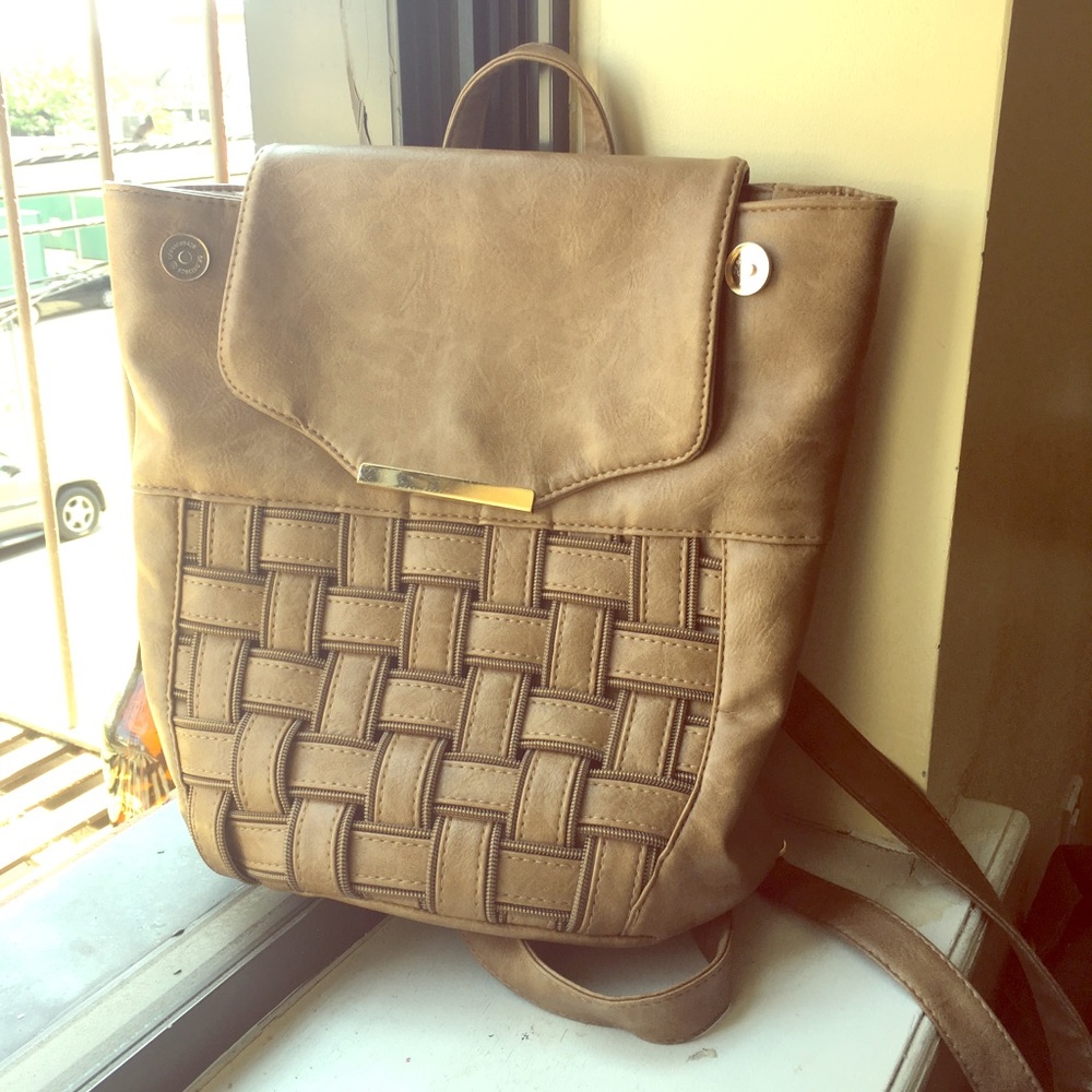 Leather Backpack purse