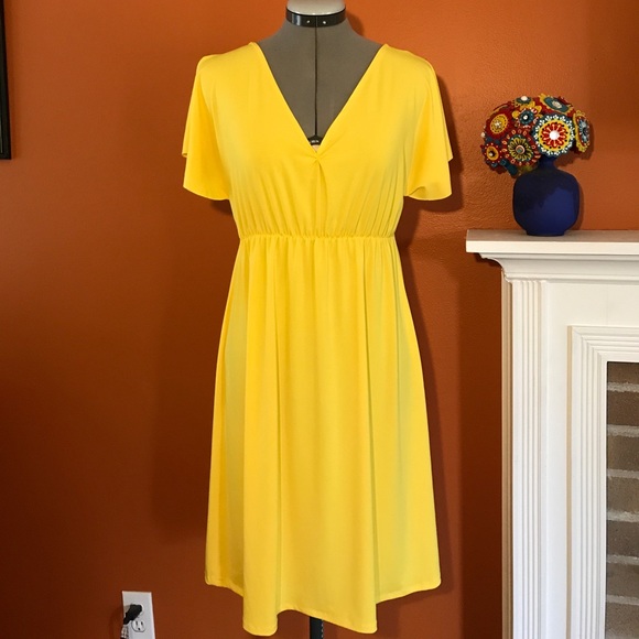 Handmade yellow sun dress - Picture 1 of 4
