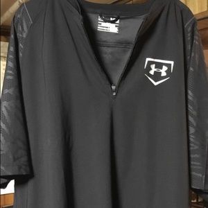 XL UA Baseball pullover 1/2 sleeves