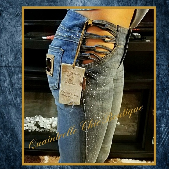 5⭐ RATED EMBELLISH BRAZILLIAN JEANS - Picture 3 of 5
