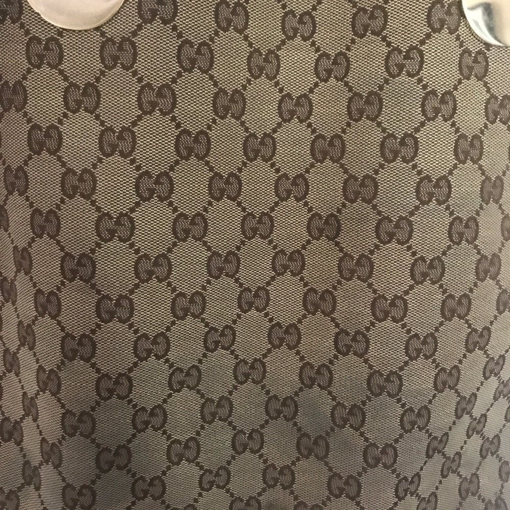 Gucci signature canvas monogram tote bag handbag - Picture 2 of 8