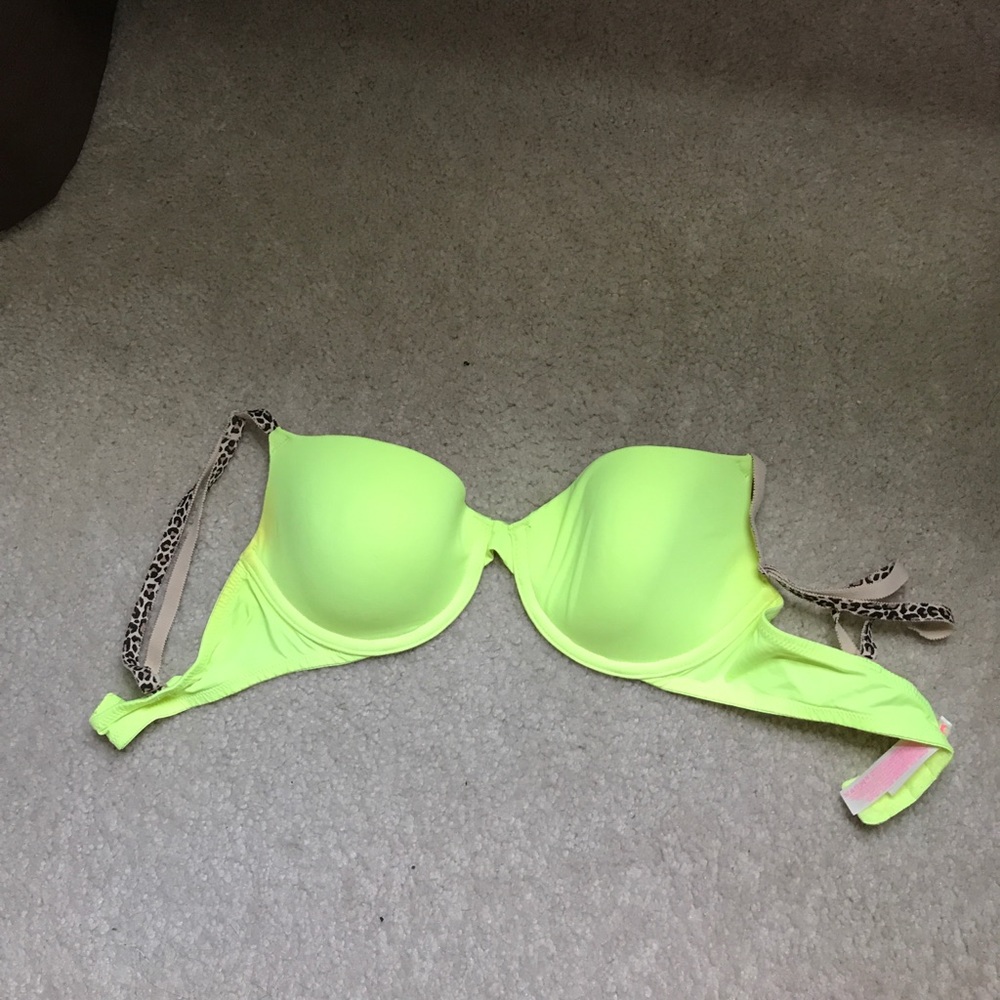 Victoria Secret Neon yellow bra