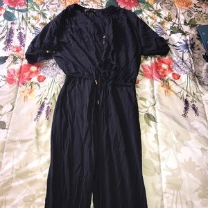 Navy blue romper jump suit
