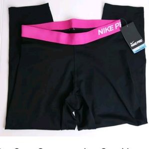 Nike Pro Core Compression Capri Leggings L Black