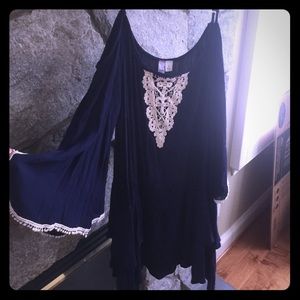 Navy blue dress