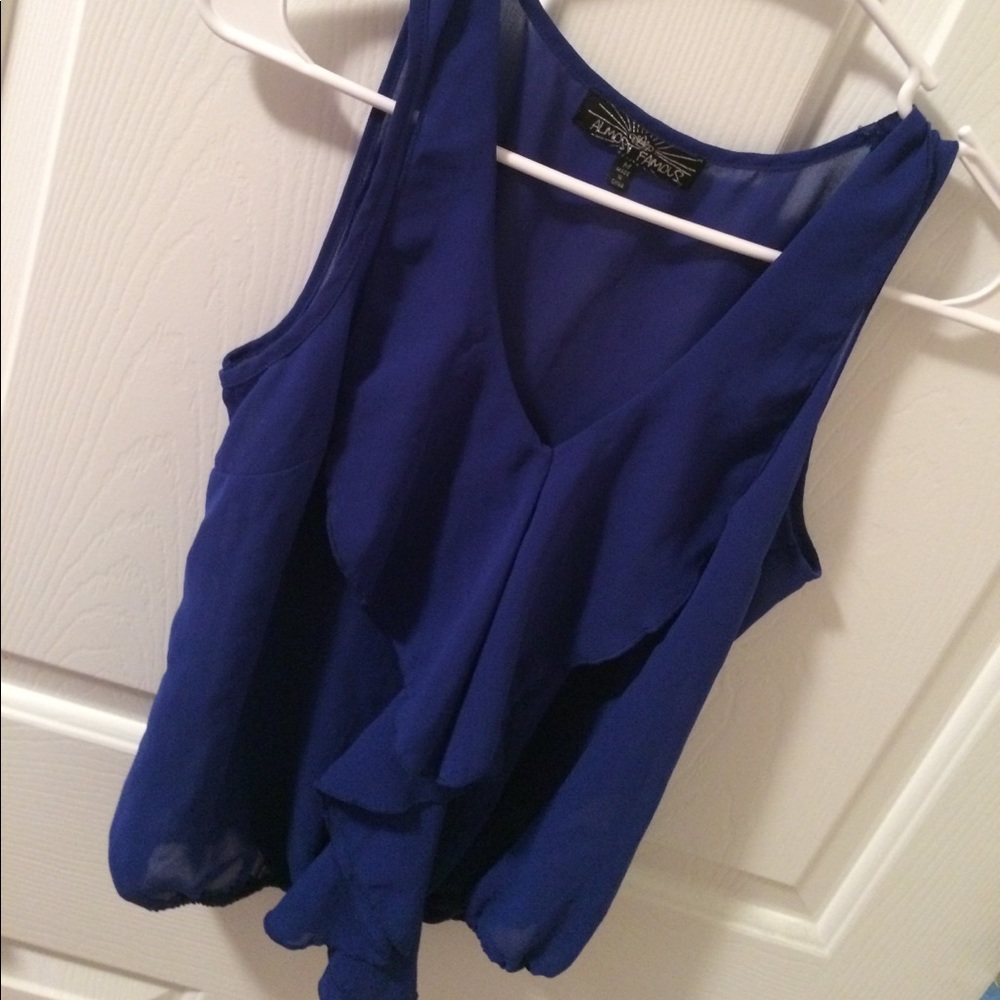 Royal blue dress shirt