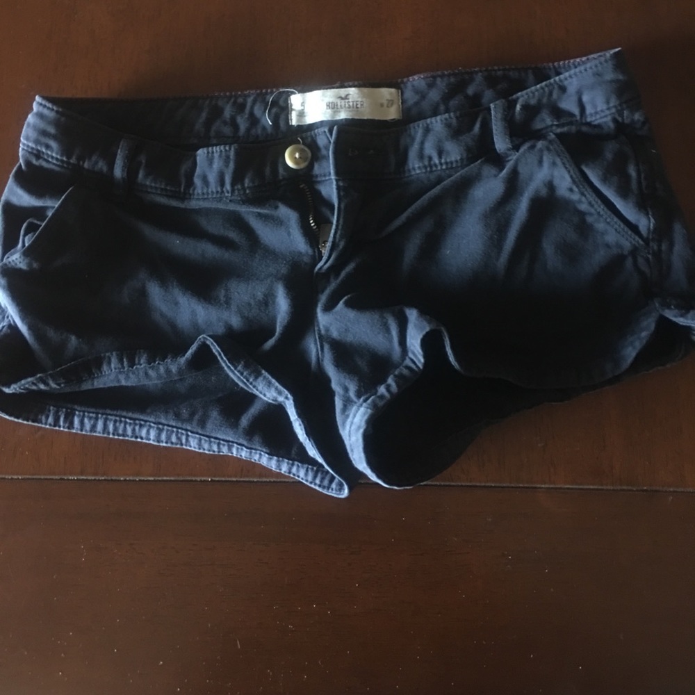Navy blue Hollister shorts
