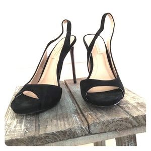 BCBG MaxAzria Black Slingback Pumps Sz. 6.5