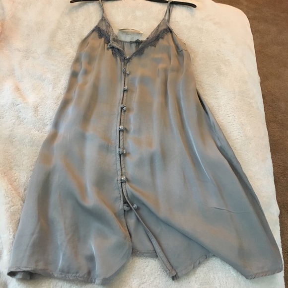 Slip dress with lace trim - Picture 3 of 8