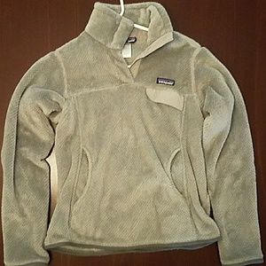 Patagonia re-tool snap-t pullover fleece gray