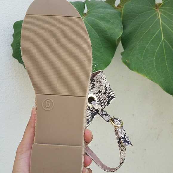 Merona Women's Natural Snake Print sandal - Picture 4 of 4