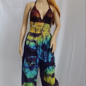 Tie Dye boho jumpsuit