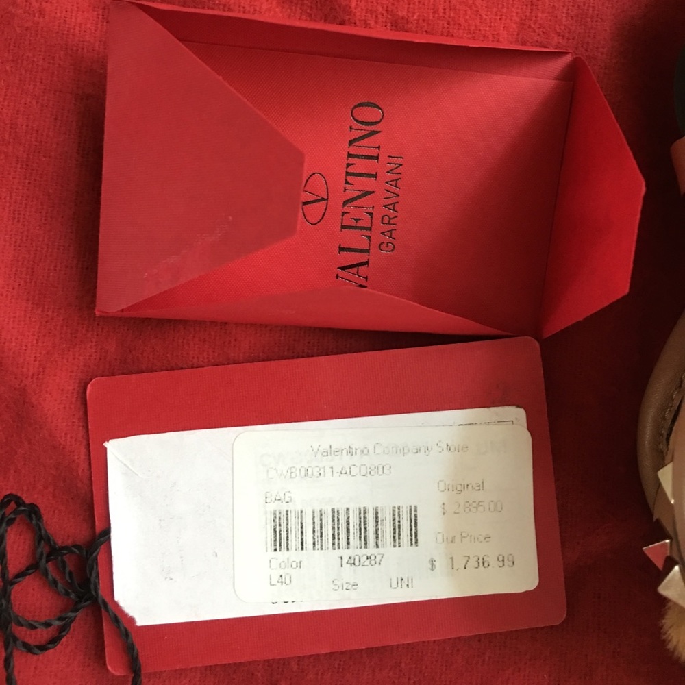 Valentino rock stud in leopard print bag - Picture 2 of 7