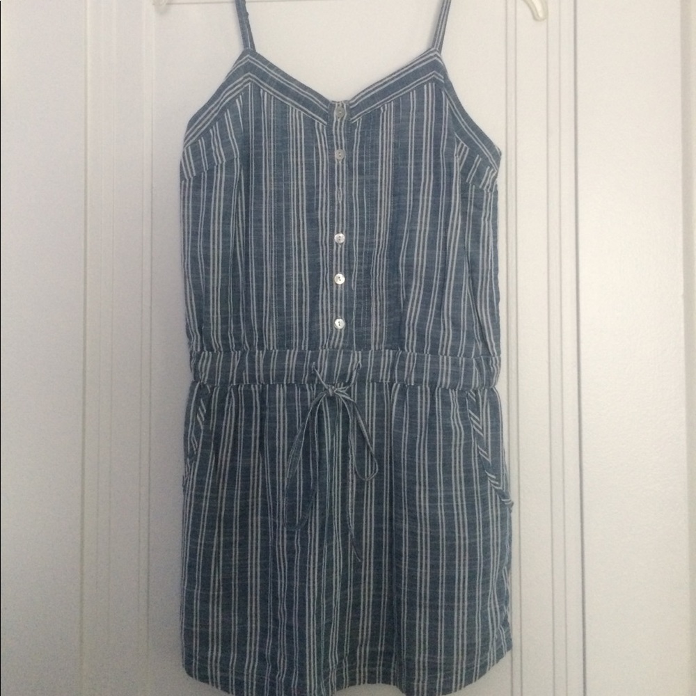 Aeropostale Blue & White Stripped Dress