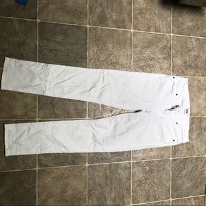 Paige premium denim white skyline crop jeans 27