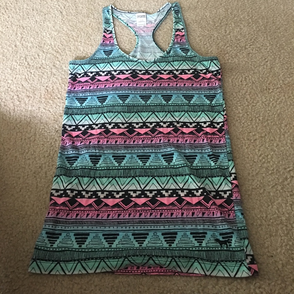 Victoria Secret Pink Racer back tank