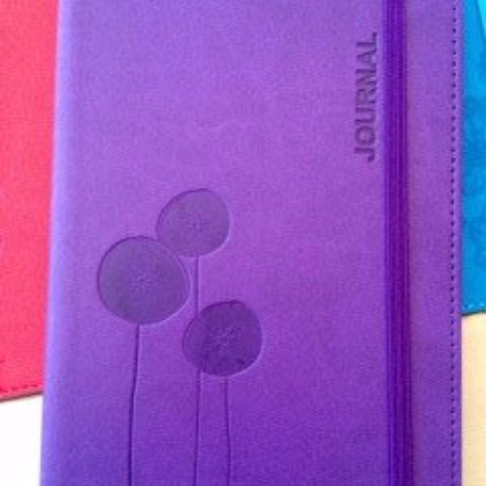 Violet Floral Journal