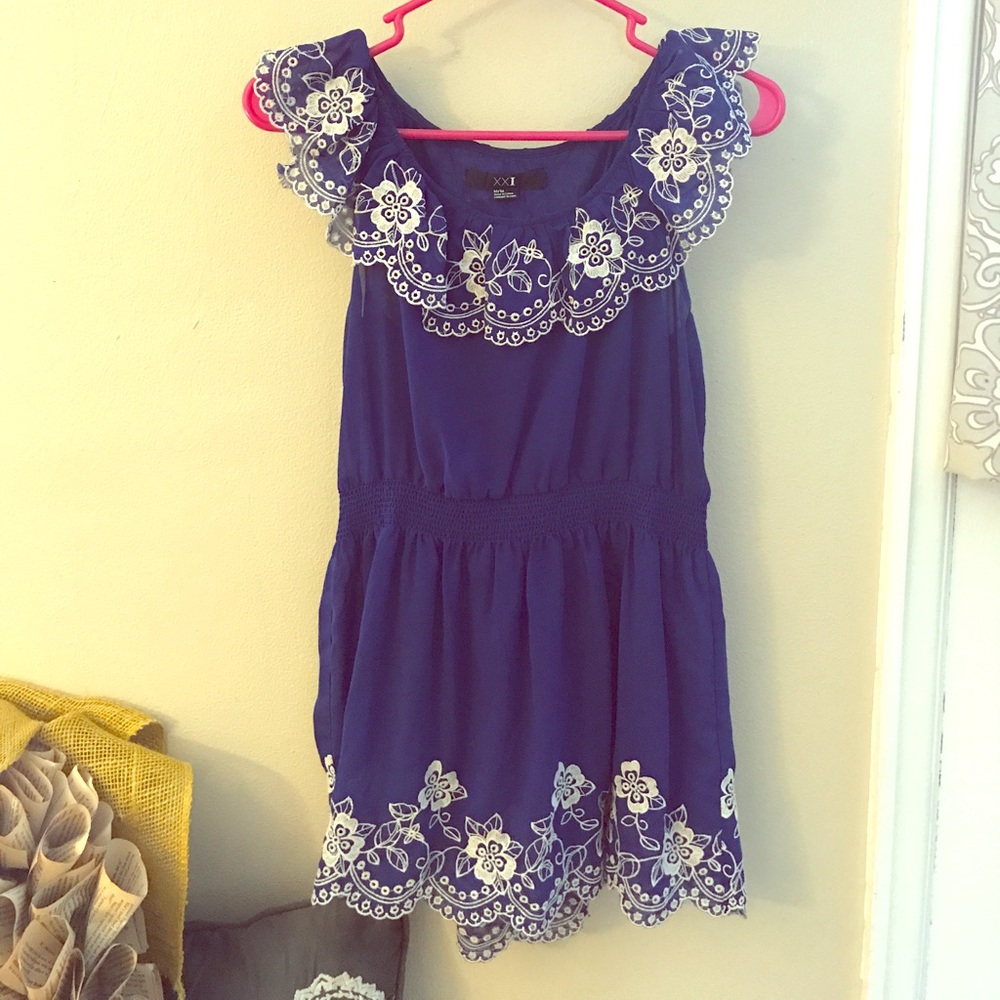 Cobalt blue blouse