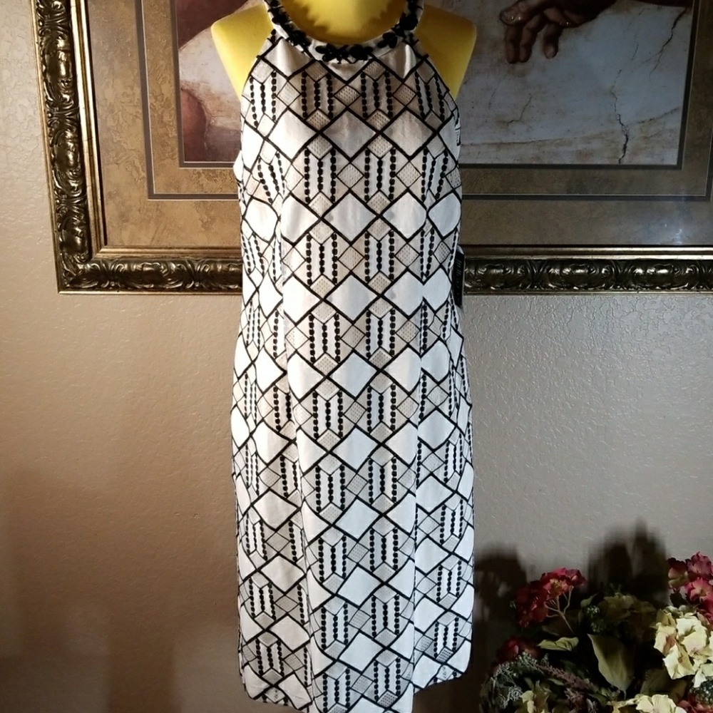 Nine West Black and White Dress