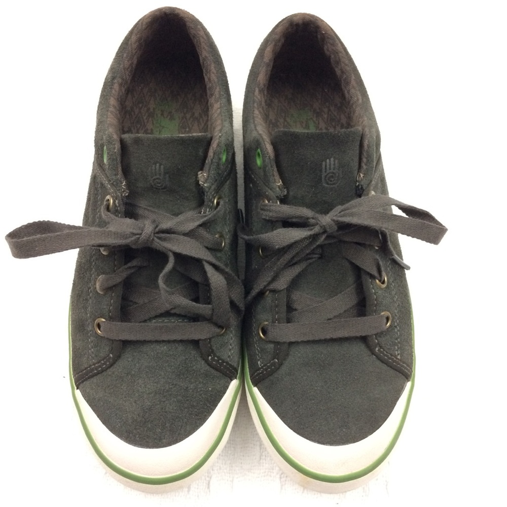 Teva Gray Faux Suede Sneakers Shoes