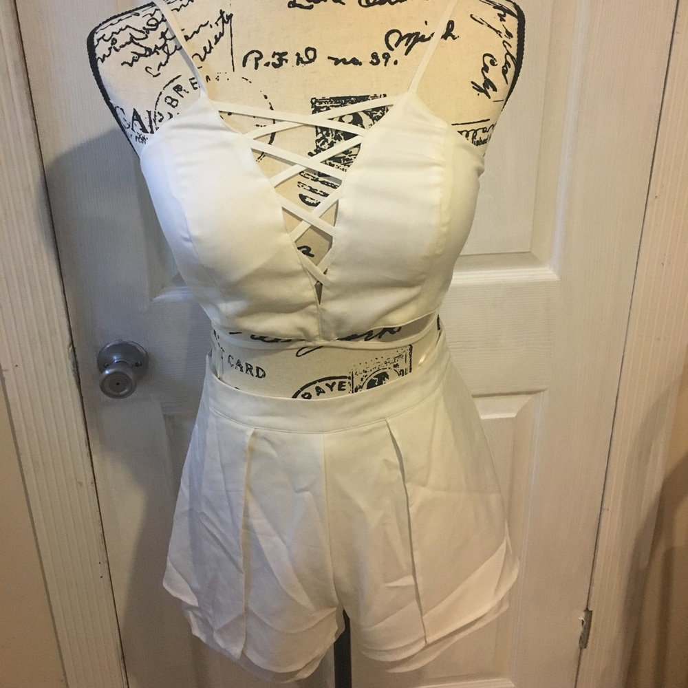 Fashion Nova Crop Top Set