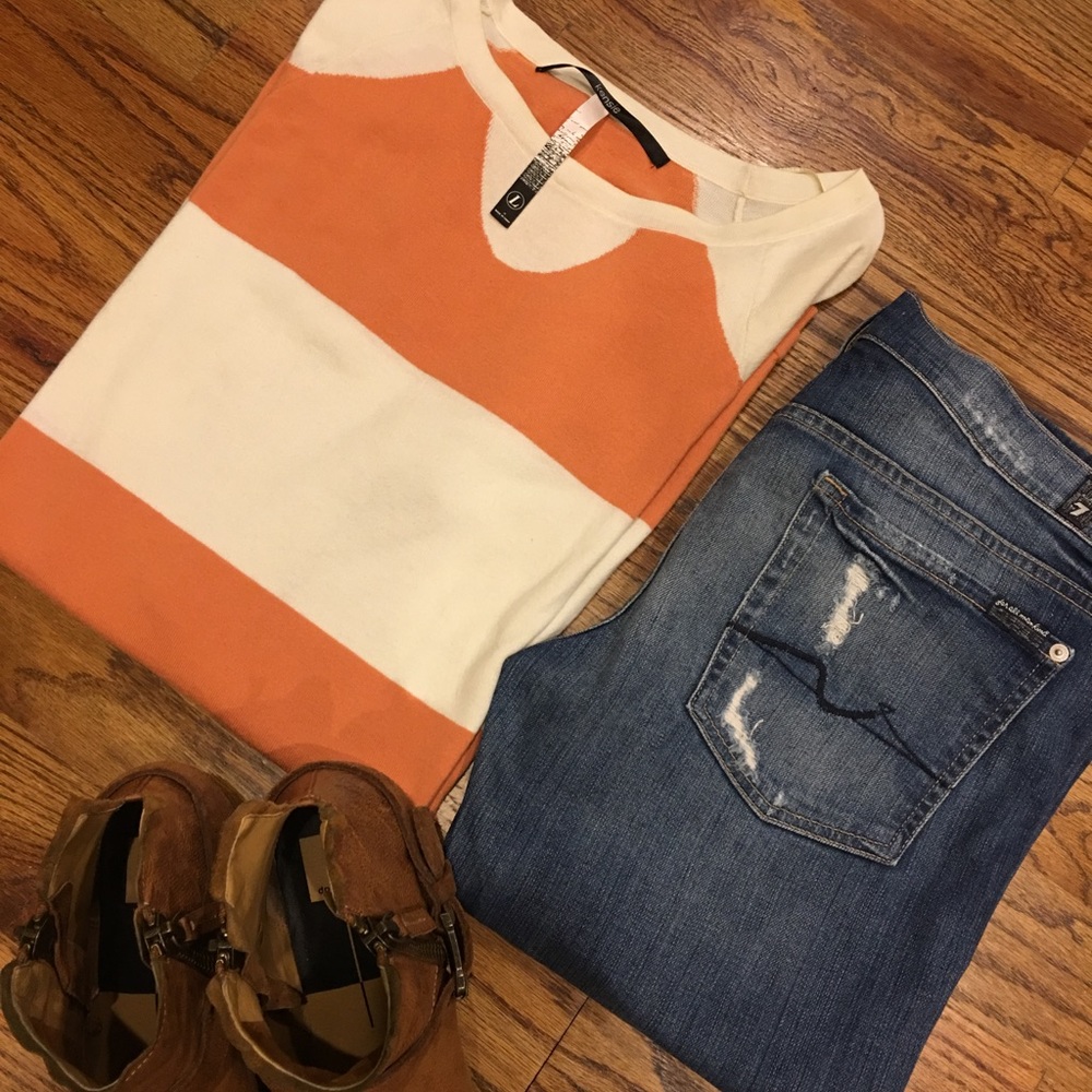 SALE🛎FINAL KENSIE ORANGE IS THE NEW BLACK TUNIC