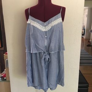 Cute striped Romper
