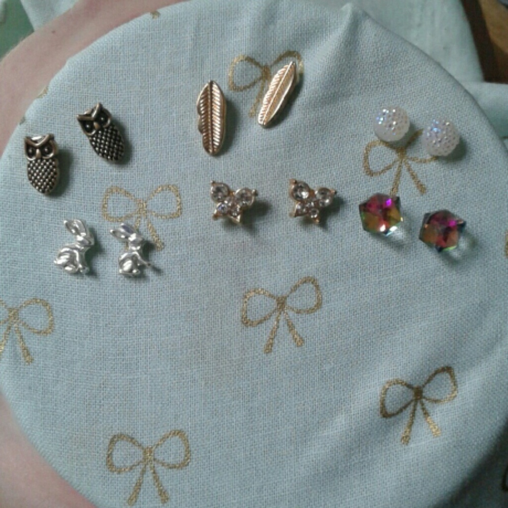 Lot of 6 Pairs of Earrings