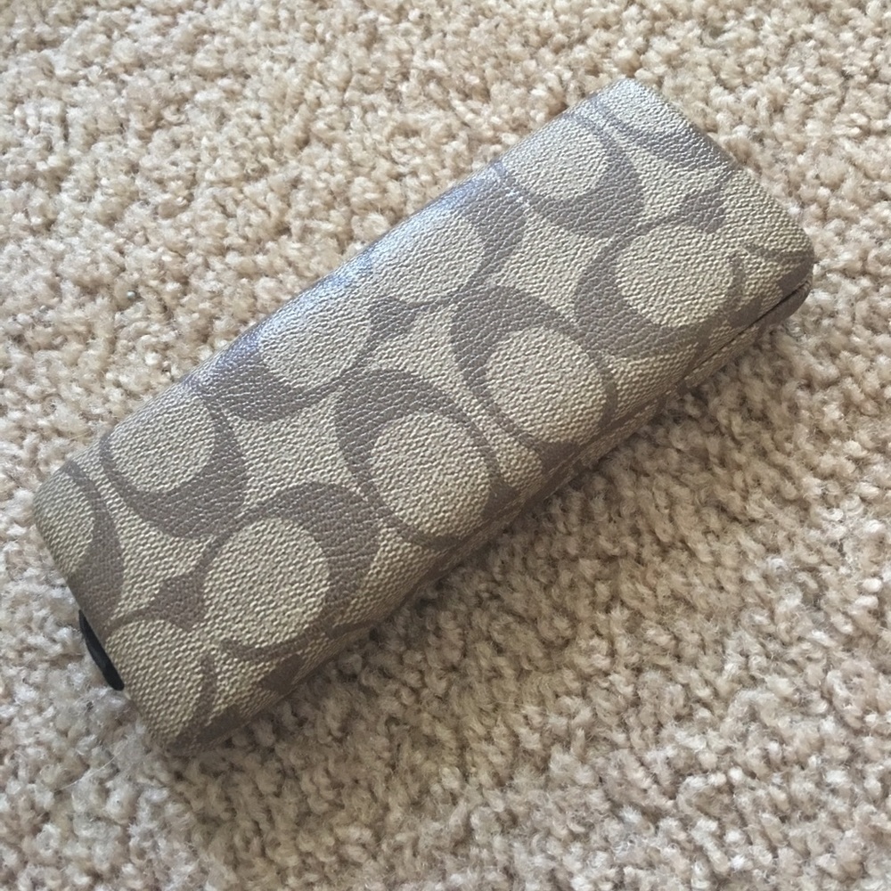 Coach eyeglass case