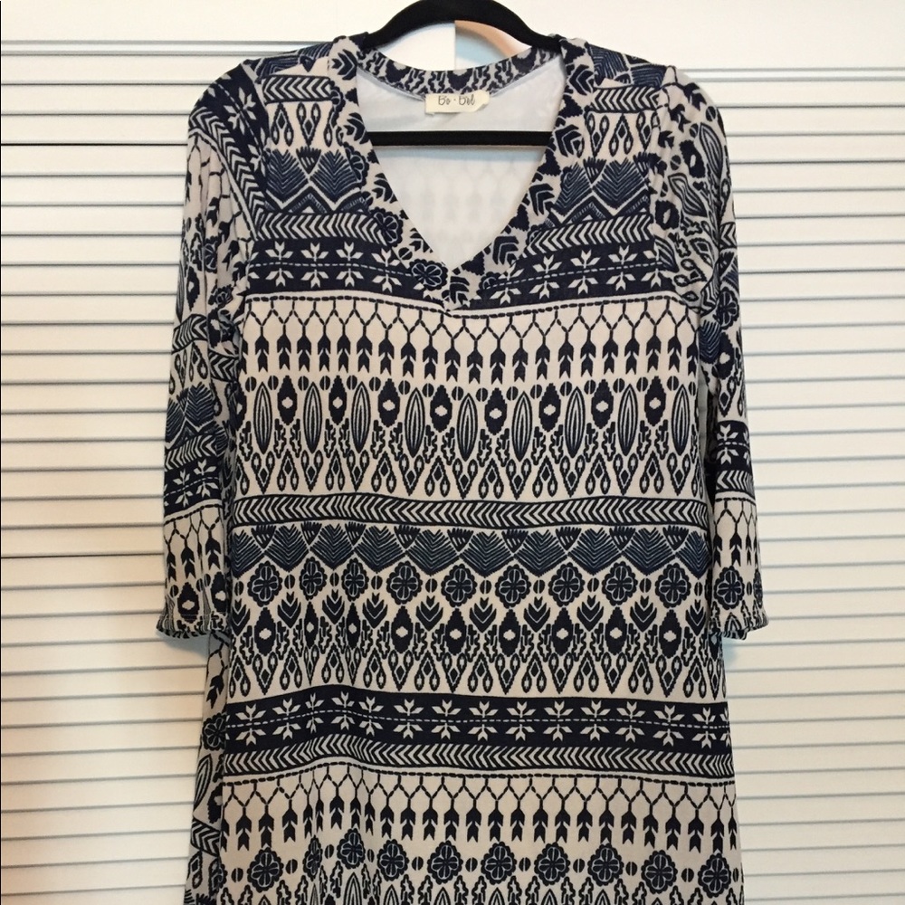 Bo Bel swingy dress with half sleeves