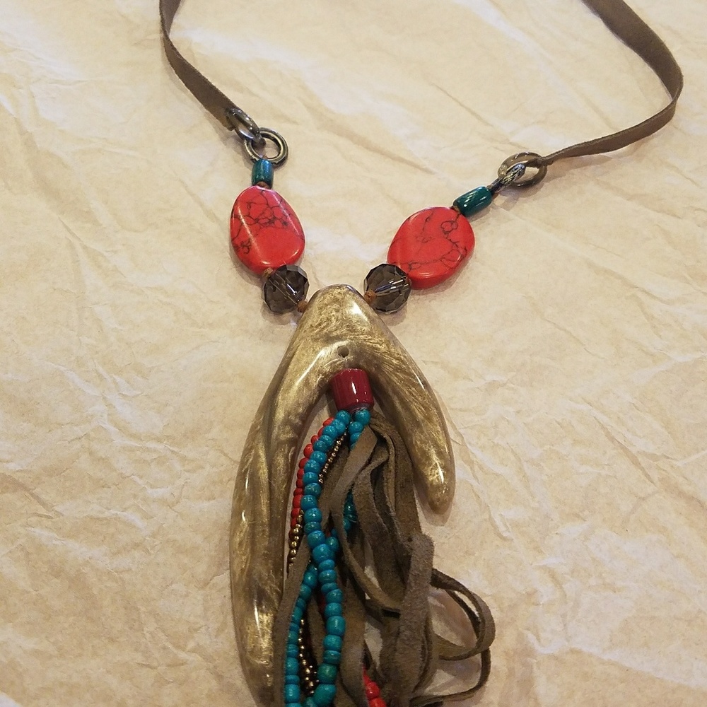 32" DEER NECKLACE