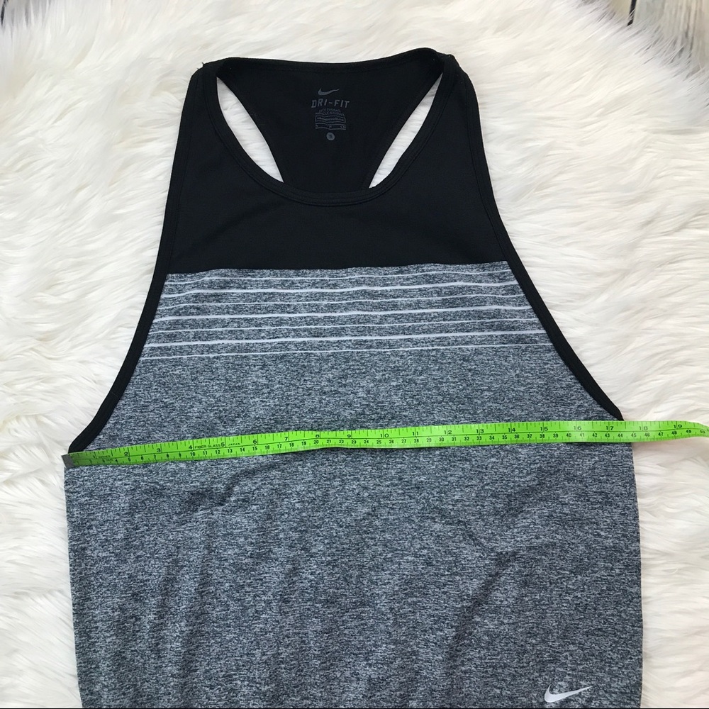 [Nike] Black Gray Dri-Fit Athletic Tank - Picture 7 of 8