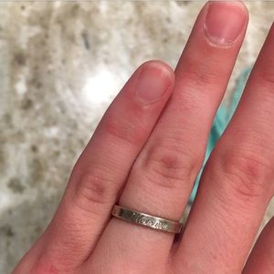 Tiffany & Co. 925 "I love you" ring
