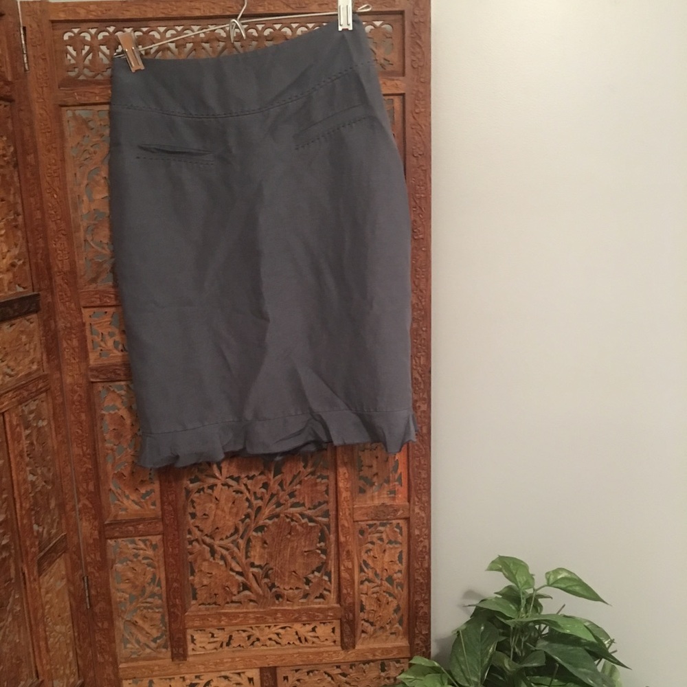 Rebecca Taylor Pencil Skirt w/ Ruffles