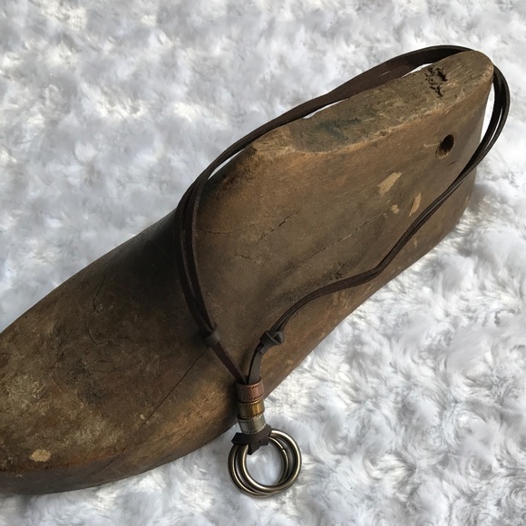 πNew| MENS RETRO DOUBLE RING CORD NECKLACE - Picture 4 of 5