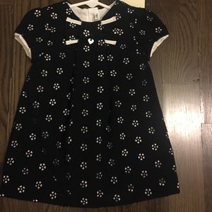 Navy Velvet Mayoral Shift Dress. Worn once.