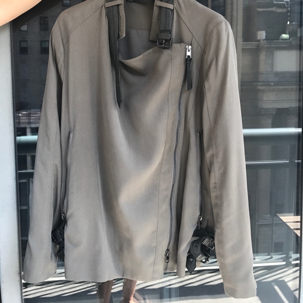 All Saints wren biker jacket