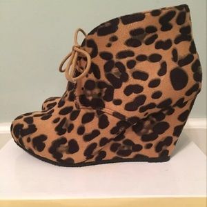 Animal print/leopard ankle boots