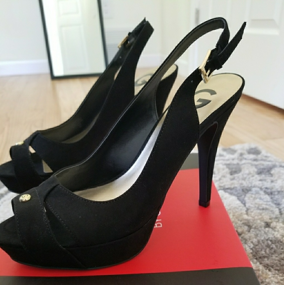 Black Guess Heels