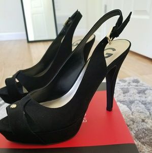 Black Guess Heels