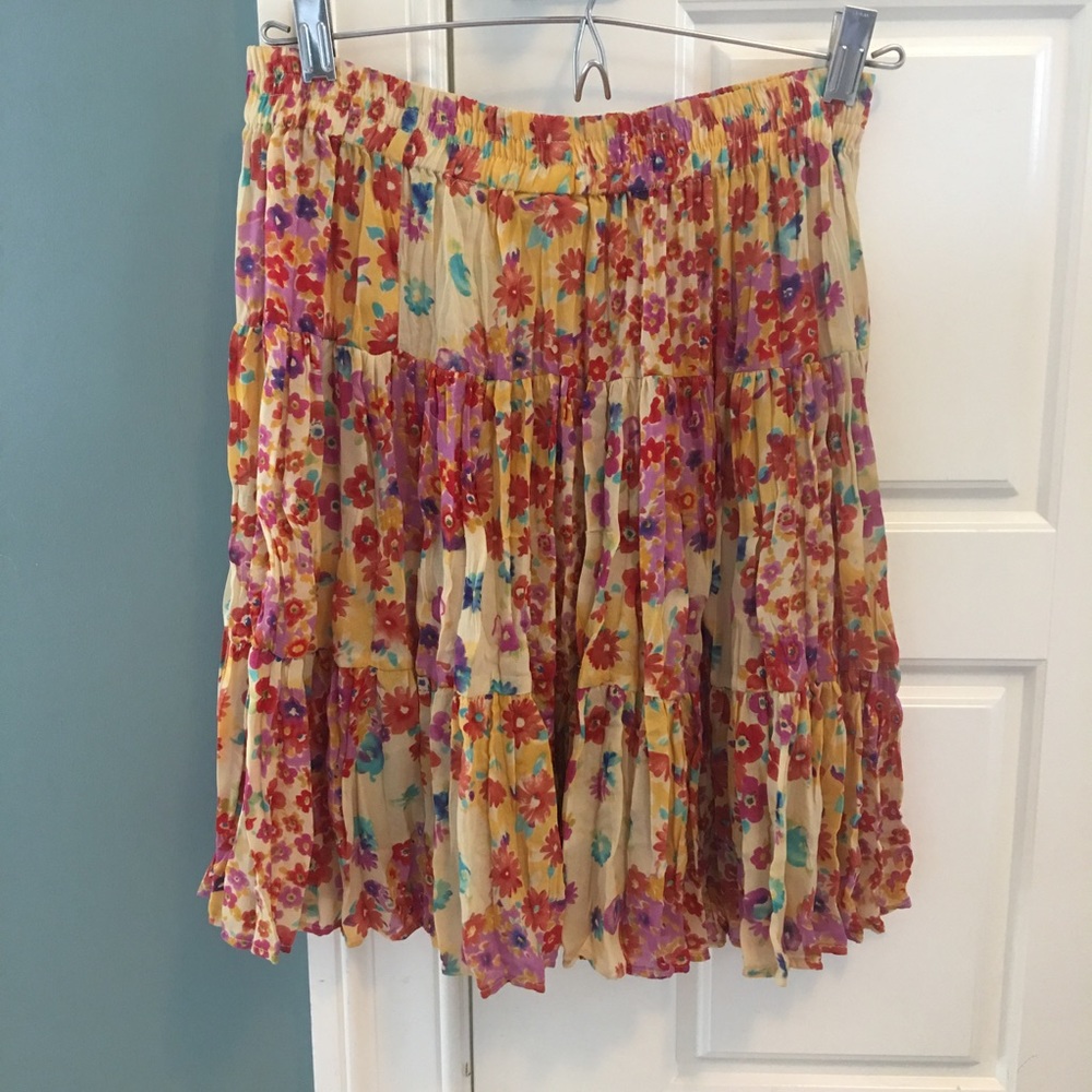 Fun Floral Skirt by Express