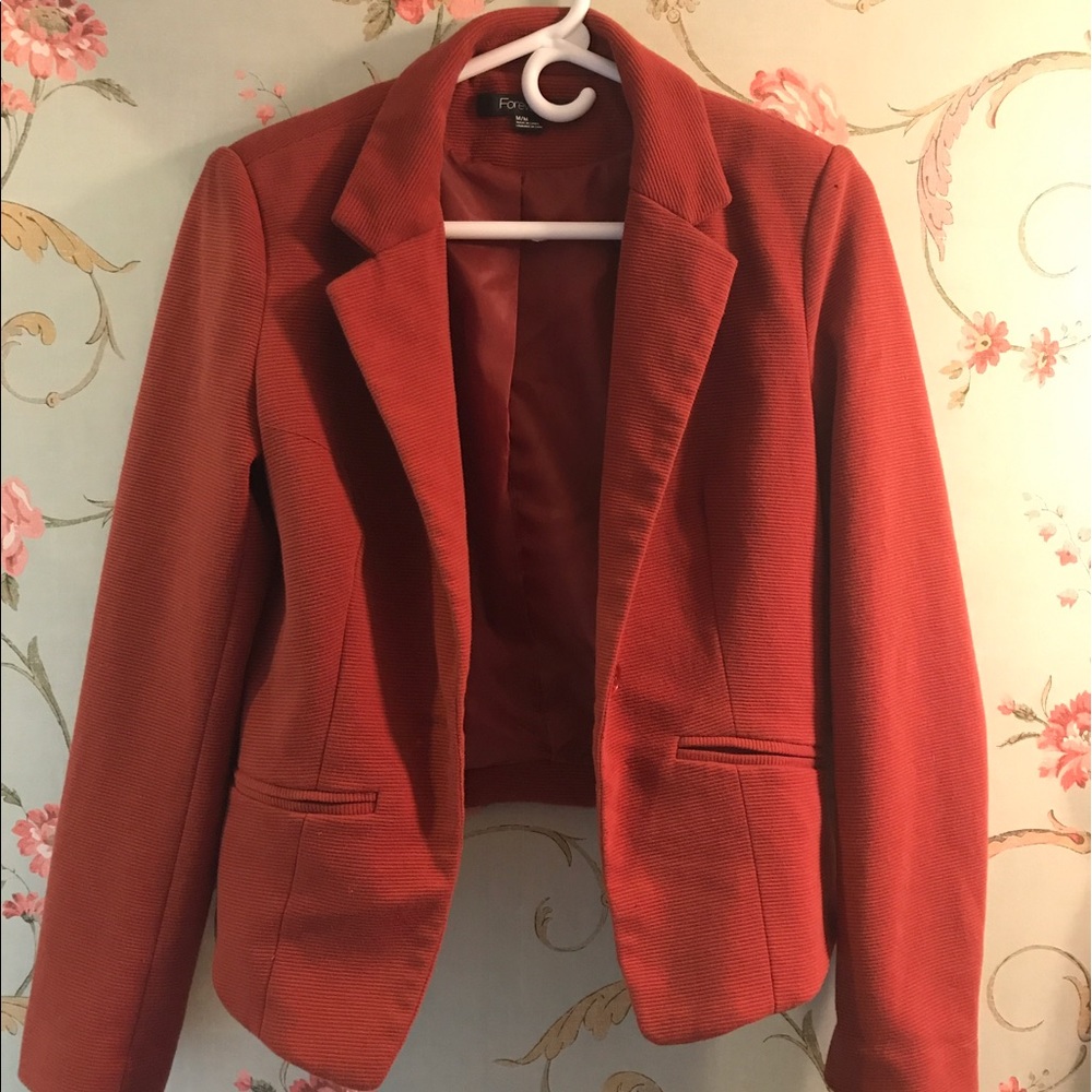 Burnt auburn women's blazer