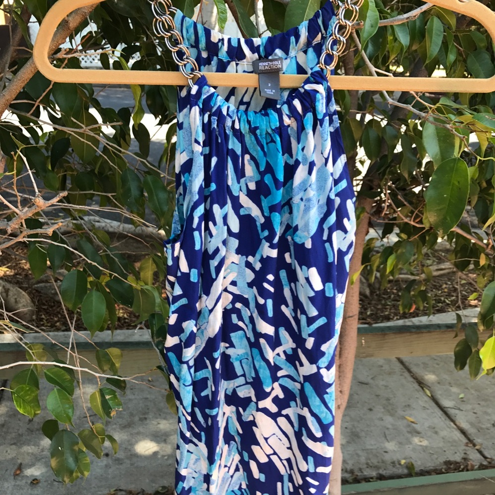 Kenneth Cole reaction 100% silk chain camisole