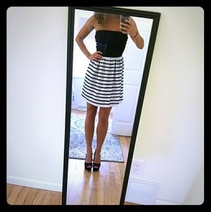 Black and white dress