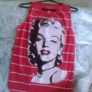 Marilyn Monroe tank top by mighty fine