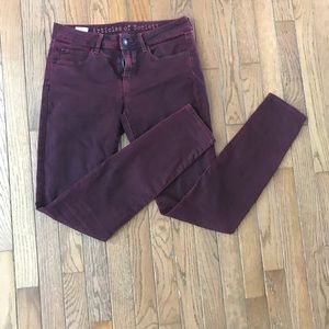 Articles of society 27 red maroon burgundy  jeans