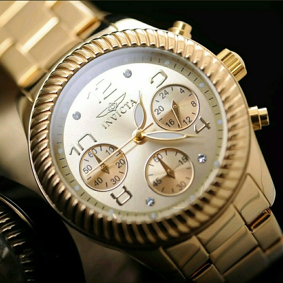 Brand new Invicta ladies 18k gold watch