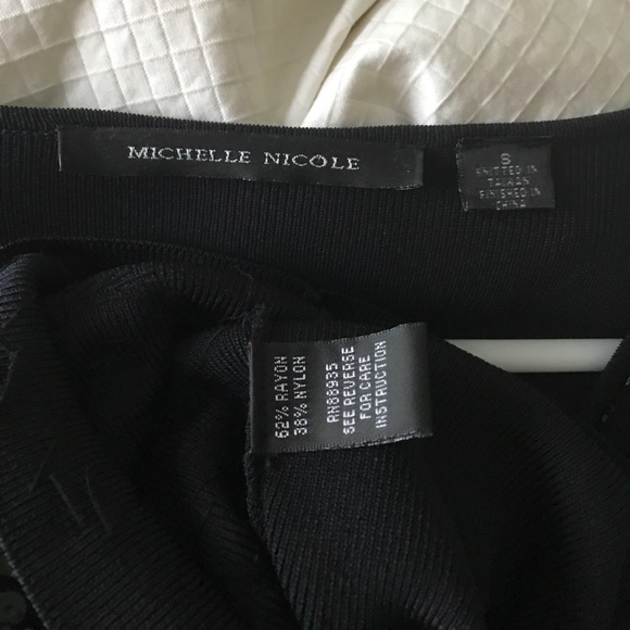 Beautiful Black Beaded top. - Picture 5 of 5