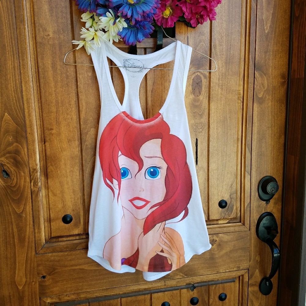 disney little mermaid racer back tank